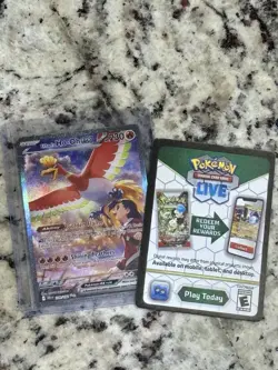 Ethan's Ho-Oh ex 230/182 Full Art Holo Destined Rivals Pokemon TCG + Code GM - Image 2