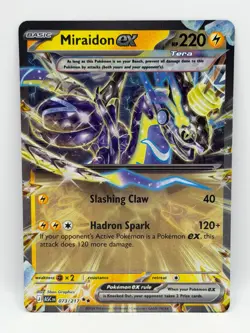 Miraidon ex 73/217 Ascended Heroes NM Double Rare Holo Pokemon TCG - Image 1