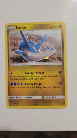 Pokemon TCG Cards Latios SM136 Black Star Promo Holo NM-M - Image 1