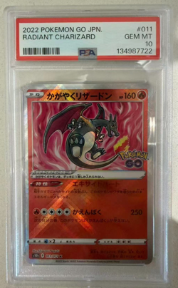 2022 POKEMON JAPANESE 011 RADIANT CHARIZARD GEM MT 10 - Image 1