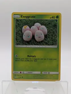 Exeggcute 1/131 Common Forbidden Light Pokemon Yuki Mori LP - Image 1