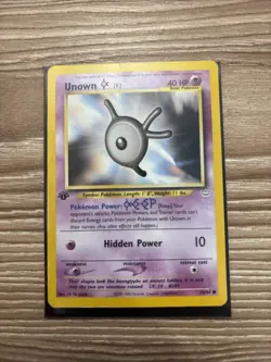 Pokemon Unown K 58/64 - 1st Edition Neo Revelation - NM WotC 2001 Vintage - Image 1