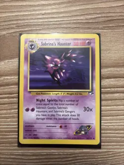 Pokemon TCG Sabrina's Haunter Gym Heroes 58/132 LP - Image 1