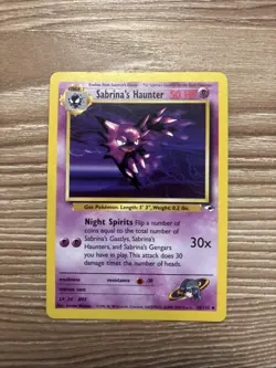 Pokemon TCG Sabrina's Haunter Gym Heroes 58/132 LP - Image 2