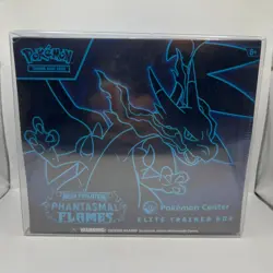 Phantasmal Flames Pokemon Center Exclusive ETB Elite Trainer Box Factory Sealed - Image 1