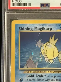 2001 POKEMON NEO REVELATION UNLIMITED #66 SHINING MAGIKARP-HOLO PSA 7 SWIRL!! - Image 4
