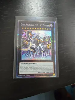 Yu-Gi-Oh! Divine Arsenal AA-ZEUS - Sky Thunder 1st Ed Starlight Rare RA05-EN103 - Image 1
