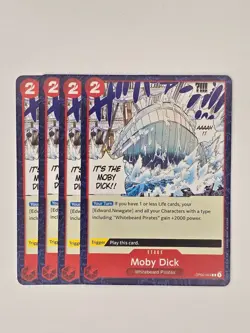 OP02-024 Moby Dick X4 Playset One Piece Card Game English - Image 1