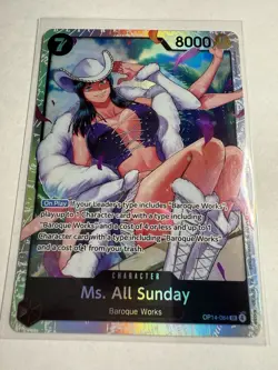 One Piece TCG- Ms All Sunday ,Carrot ,Vivi , 3 SRs From OP14 - Image 2