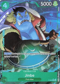 Jinbe (Alt Art) P-063 PRB - The Best Vol. 2 PR - One Piece - NM - Image 1
