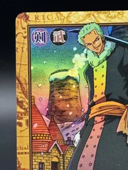 Roronoa Zoro C429 Holo Carddass Hyper Battle Bandai Japanese One Piece LP - Image 2