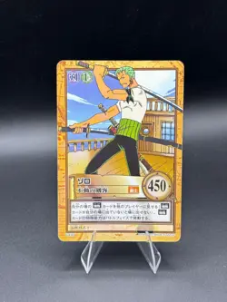 Roronoa Zoro C430 Carddass Hyper Battle Japanese One Piece Lightly Played - Image 1