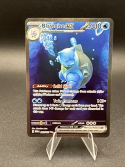 Pokemon Blastoise ex 200/165 Sv: Scarlet & Violet 151 Holo Special Illustration - Image 1