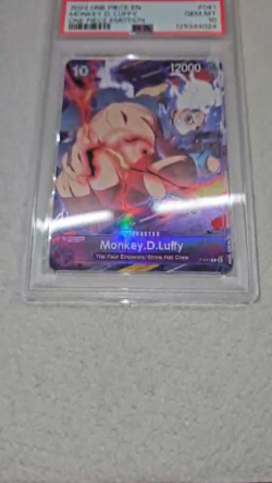 2024 ONE PIECE MONKEY D. LUFFY - EMOTION - P-041 PSA 10 English LOW POP 💰 📈 💰 - Image 2