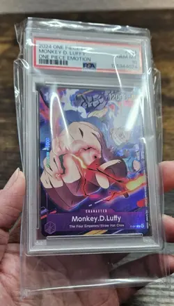 2024 ONE PIECE MONKEY D. LUFFY - EMOTION - P-041 PSA 10 English LOW POP 💰 📈 💰 - Image 4