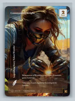 Wonders of the First COTS Commander Wright Formless Foil Common - Image 1