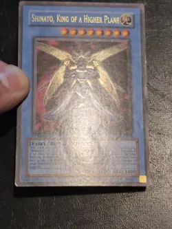 Yu-Gi-Oh! ULTRA RARE CARD SHINATO KING OF A HIGHER PLANE DCR-016 1ST MP - Image 3
