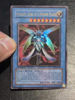 Yu-Gi-Oh! ULTRA RARE CARD SHINATO KING OF A HIGHER PLANE DCR-016 1ST MP - Image 4