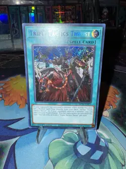 Yugioh CARD Triple Tactics Thrust Prismatic Secret Rare MP24-EN073 NM PACK FRESH - Image 1