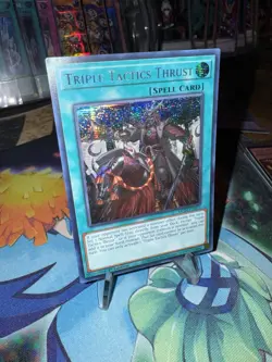 Yugioh CARD Triple Tactics Thrust Prismatic Secret Rare MP24-EN073 NM PACK FRESH - Image 2