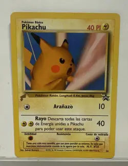Pokemon World Collection German Pikachu Gold Tail Promo Card - Image 1