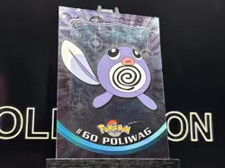 Pokemon 2000 Blue Topps Chrome Poliwag TV Series 1 Holo Foil MP - Image 4