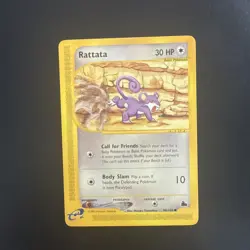 Pokemon TCG Rattata Skyridge 90/144 Regular Common Card - Image 1