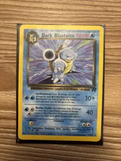 Pokemon TCG Dark Blastoise 20/82 Rare Non-Holo Card - Image 1