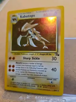 Pokemon TCG Kabutops Holo Rare Card 9/62 Fossil - Image 3