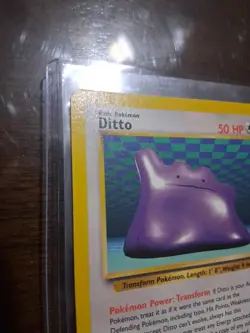 Pokemon TCG Ditto 18/62 Non-Holo Rare Fossil Vintage WOTC Card LP Condition - Image 2