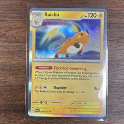 Pokemon Cards Raichu 026/165 Holo 151 Nr Mint Card - Image 1