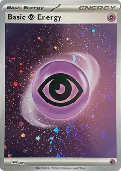 2x Basic Psychic Energy (Cosmos Holo, #005) - Holofoil SV - Base Set LP Pokemon - Image 1