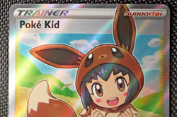 2021 Poke Kid 070/072 Shining Fates Full Art Pokemon TCG Trading Card Game - Image 3