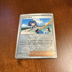 Lana's Aid Trainer Card 155/167 Twilight Masquerade Reverse Holo NM - Image 1