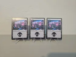 MTG 3x Swamp #266 NM Ikoria Lair Of Behemoths - Image 1