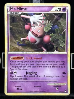 Pokemon: Mr. Mime #29/95 Call of Legends Regular Rare 2011 Vintage - LP - Image 3