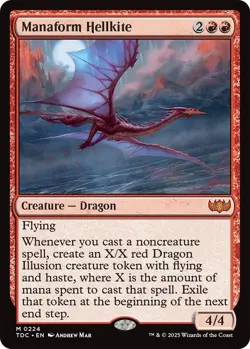 Manaform Hellkite 224 Commander: Tarkir: Dragonstorm NM - Image 1