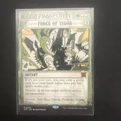 Force of Vigor - Regular Mythic #29 NM OTJ: Breaking News MTG - Image 1