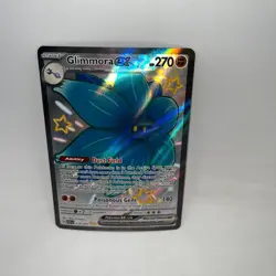 Glimmora ex 218/091 Shiny Ultra Rare Paldean Fates Pokemon Holo Near Mint - Image 1