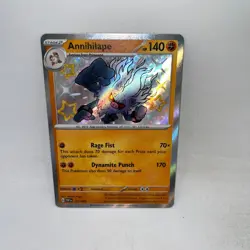 Annihilape 171/091 Shiny Rare Paldean Fates Pokemon Holo Near Mint - Image 1