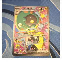 Pokemon TCG Iono's Bellibolt ex 279/217 Full Art Holo Ultra Rare English - Image 1
