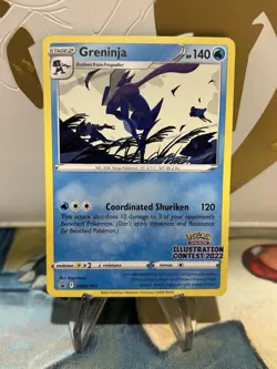 Greninja SWSH305 Pokemon Sword & Shield Promo Illustration Contest 2022 NM - Image 1