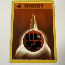 Fighting Energy 97/102 - Pokemon Base Set (Shadowless) - HP - Image 1