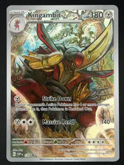 Kingambit 130 Holo Promo Scarlet & Violet Promo Pokemon Near Mint - Image 1