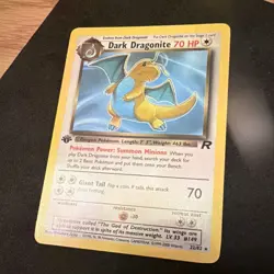 Wizards of the Coast Dark Dragonite 22/82 Team Rocket Rare 70 HP 2000 - Image 2