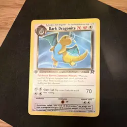 Wizards of the Coast Dark Dragonite 22/82 Team Rocket Rare 70 HP 2000 - Image 4