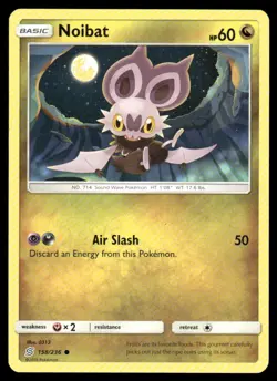 Noibat 158/236 Common Unified Minds Pokemon Lightly Played - Image 1