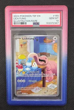 Pokemon Lickitung 180 Temporal Forces PSA 10 GEM MINT - Image 1
