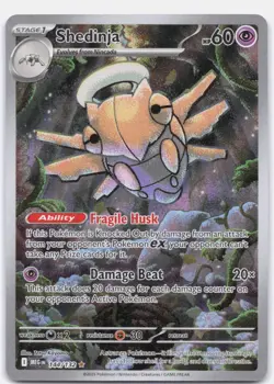 Shedinja 144/132 Illustration Rare Mega Evolution Pokemon Near Mint - Image 1