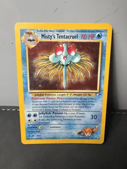 Pokemon Misty's Tentacruel Gym Heroes 010/132 Holo Rare 70 HP - Image 1